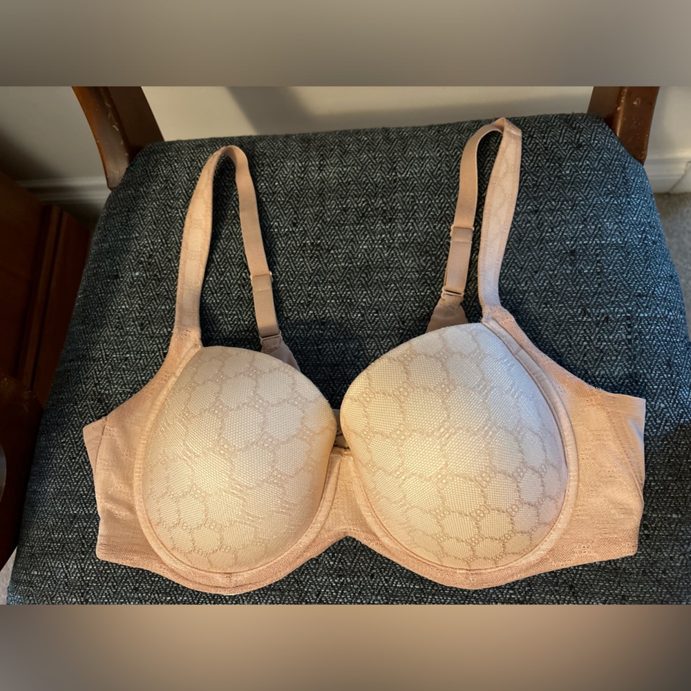 Soma Stunning Support Geo Lace Full Coverage Bra Size 38C